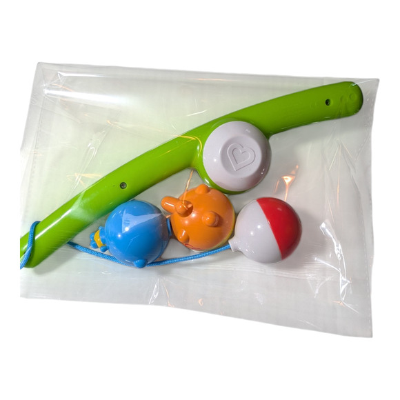 Munchkin Fishin' Magnetic Rod 2 Under Water Character Bobbers Bath Toy 24M+ used - Picture 5 of 5
